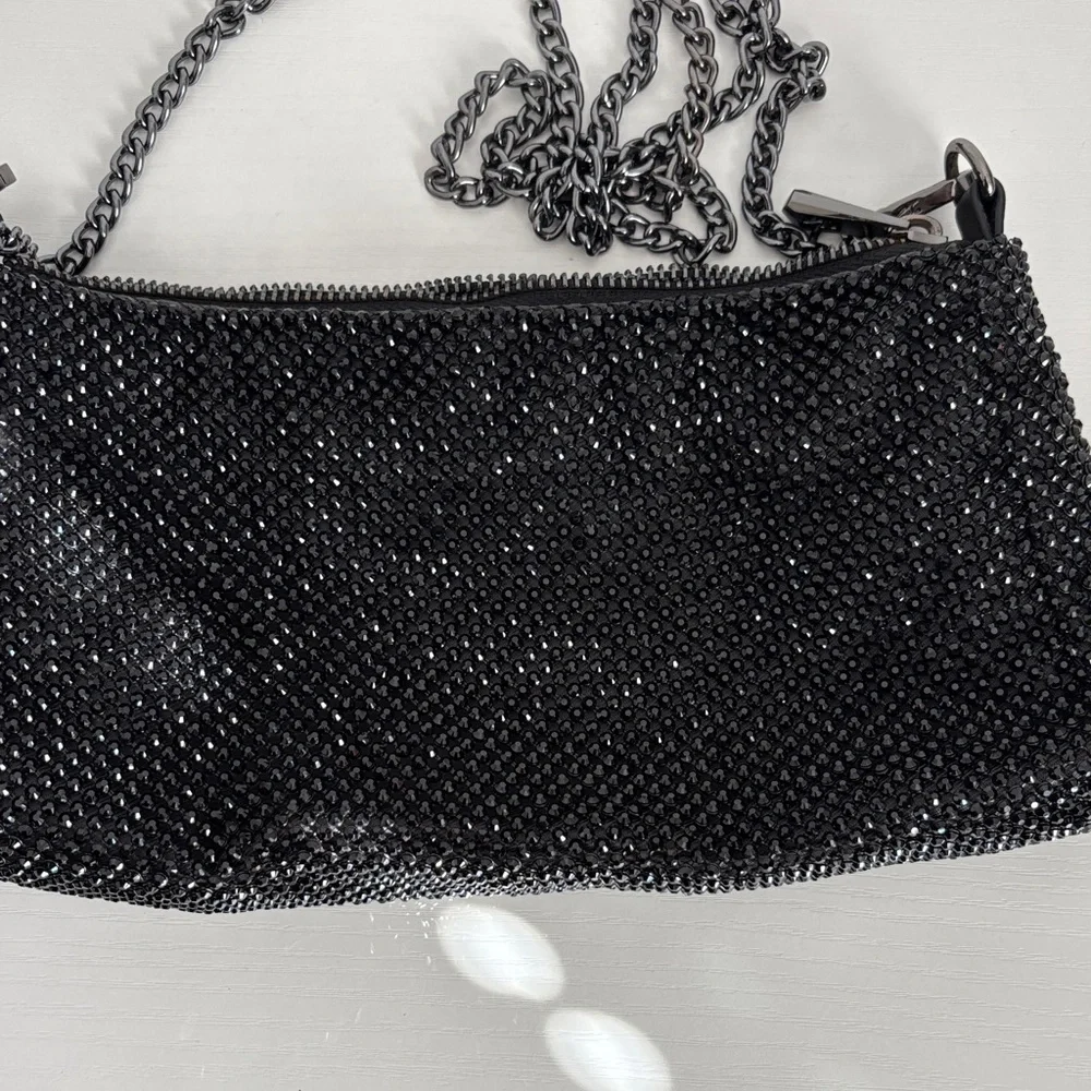 Simply Vera Vera Wang Black Beaded Clutch - Picture 2 of 8